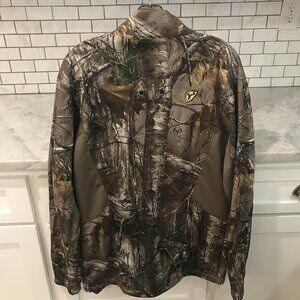 ScentBlocker Knockout Jacket Mens XLT Camo Full Zip Realtree Trinity Hunting